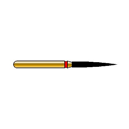 Bur Diamond (Diatech) Multilayer Gold Flame Fg 863 Iso 012 F x 5