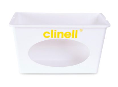 Dispenser For Clinell Detergent Wipes (White With Yellow) Dispenser For Clinell Detergent Wipes (White With Yellow)
