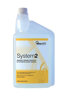 System 2 Aspirator Cleaner (Alkapharm) Concentrate With Dosing Device 1Ltr