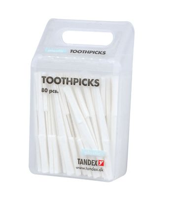 Toothpicks Plastic x 80 (Tandex)