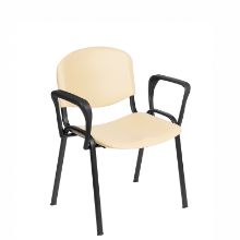 Chair Venus Visitor With Arms Beige