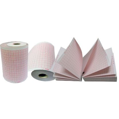 Ecg Paper Z-Fold A4 To Fit Mortara Eli250 250 Sheets x 5