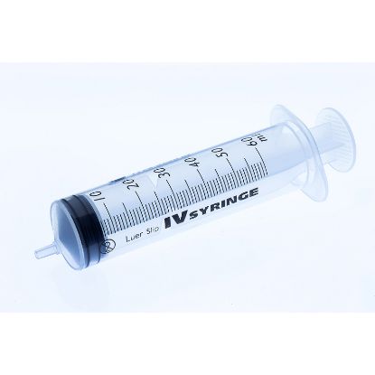 Syringe 60ml Luer Slip IV (Eccentric Tip) x 30