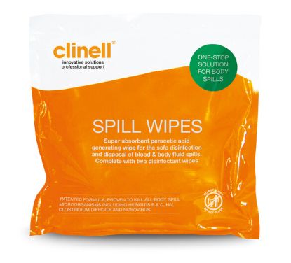 Clinell Spill Wipes 40cm x 40cm x 1