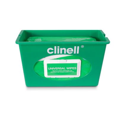 Dispenser For Clinell Universal Wipes (Wall Mounted) Green  x 1