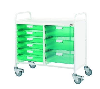 Sunflower Vista 100 Trolley, 6 Single/3 Double Trays