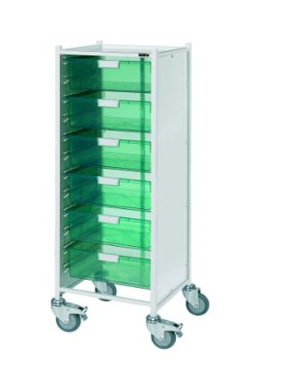 Sunflower Vista 120 Trolley, 6 Double Trays