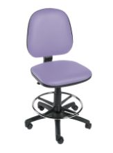 Chair Operator (Sunflower) Footring & Five Castor Base Lilac