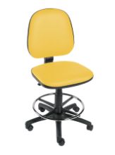 Chair Operator (Sunflower) Footring & Five Castor Base Primrose