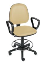 Chair Operator (Sunflower) Footring,Arms And 5 Castor Base Beige