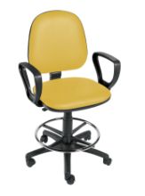 Chair Operator (Sunflower) Footring,Arms And 5 Castor Base Primrose