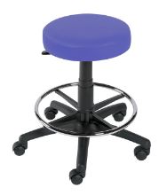 Stool Examination (Sunflower) Foot Ring/Glider Base Mid Blue