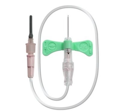 Vacutainer Blood Collection Set 21 Gauge x 3/4inch Green30 cm Tubing Safety Lok x 1 Clearance Item Expiry Date 31-08-2025
