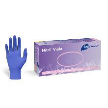 GLOVE NITRILE (VIOLA) VIOLET POWDER FREE EXTRA LARGE X100