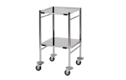 (Sunflower) Surgical Trolley With Two Removable/Reversible Folded Shelves