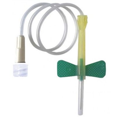 Butterfly Needle 21g 300mm Tubing  - Green Unported