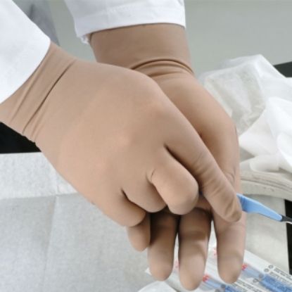 Healthline Brown Sterile Latex P/F Gloves (4 x 50) - Various Sizes Available