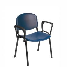 Chair Venus Visitor With Arms Blue