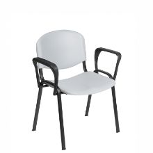 Chair Venus Visitor With Arms Grey