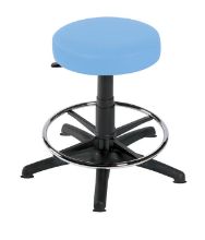 Stool Examination (Sunflower) Foot Ring/Glider Base Cool Blue