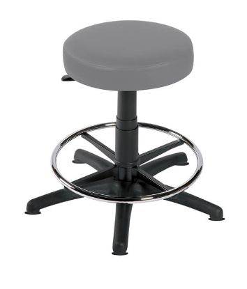 Examination Stool (Sunflower) With Foot Ring And Glider Base
